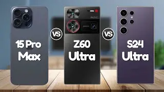 Nubia Z60 Ultra Vs Iphone 15 Pro Max Vs Samsung Galaxy S24 Ultra | @eficientechs 👈👀