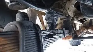 Урал лесовоз Ремонт рессоры в одного...