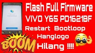 flash vivo y65 PD1621BF 1719 bootloop / hang logo serta restart restart