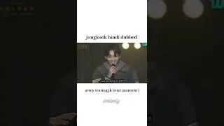 jk hindi dubbed 🤭😍 army teasing jk cute moment 💗💫 #jk #bts #army #hindi #foryou #youtubeshorts #army
