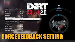 Logitech G29 Setting Guide for Dirt Rally 2.0 - Force Feedback FFB - Assist