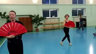 Комплекс тайчи 18 форм с веером