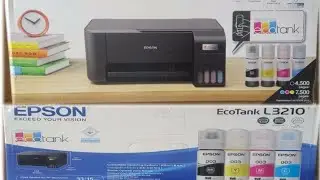 #Epson#EcoTank#Ink Tank printer s L3210Installantion#Unboxing &Review#Printer 2021!