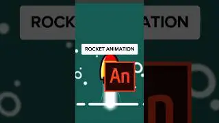 SIMPLE and SMOOTH ANIMATION with ROCKET 🚀 🌎 #simpleanimation #howtocreatecartoon #2danimation