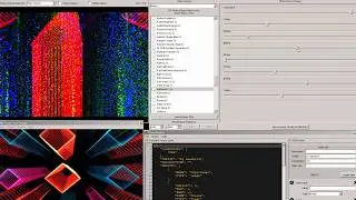 ISF editor - testing GLSL Generators with GLSL Generators as input
