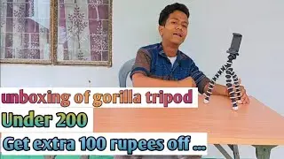 Unboxing of Gorilla Tripod - Is this worth buying? || Unboxing of the legendary Gorilla tripod ? ..