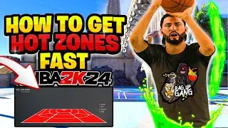 How to get HOT ZONES in 5 MINUTES NBA 2k24 - How to shoot better NBA 2k24