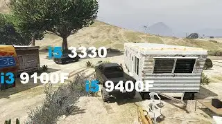 i5 3330 vs i3 9100F vs i5 9400F