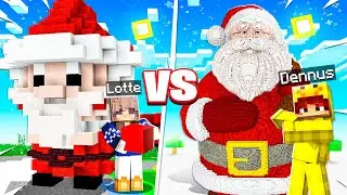 BOUW Je Eigen KERSTMAN CHALLENGE In MINECRAFT!