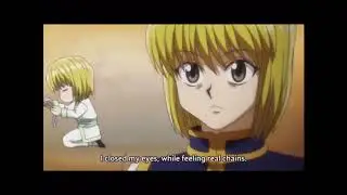 How Kurapika conjures his chains training