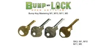 Bump Key Mastering Master M1, M10, M11, M5