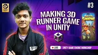 🔴 LIVE: Unity Game Development – Create a 3D Runner Game from Scratch! 🚀#3 