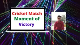 Cricket match moment of victory,amazing cricket video,sports