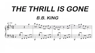 B.B. King - The Thrill Is Gone Sheet Music