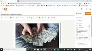 Add Link To An Image In Blogger Post In Two Minutes |Tricky Helpers