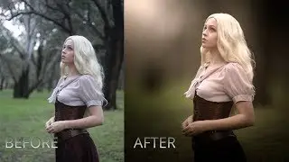 Photoshop Tutorial | Outdoor Portrait Editing (Warm Effect)