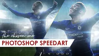 Callum Hudson-Odoi : The Chosen One | Football Wallpaper | #Photoshop Speedart