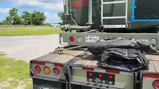 Дальнобой США. Еду за грузом... военный трак.