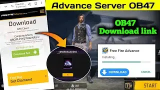 OB47 Advance Server Registration 🤯✅ | How to Download advanced server | free fire advance server