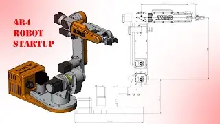 AR4 Robot Startup and Commissioning - this video covers startup for the DIY AR4 6 axis robot arm.