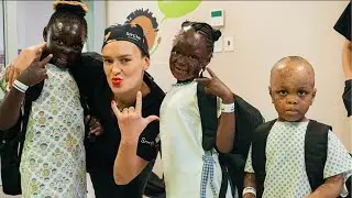 Assisting children with burn scars after suffering scolding burns