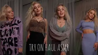 ASMR Try on haul - Fabric sounds - Soft whispering