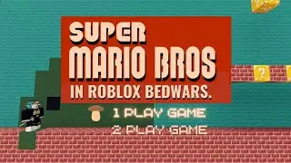 Super Mario Bros in Roblox Bedwars! (#RobloxBedwars)
