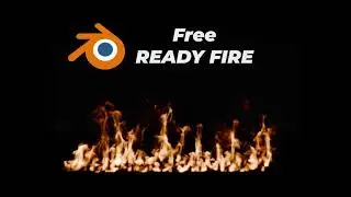 Simple animation realistic blender fire VDB