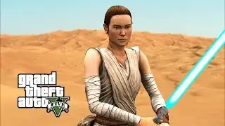 Star Wars Episode 9: The Rise of Skywalker trailer recreated in GTA V