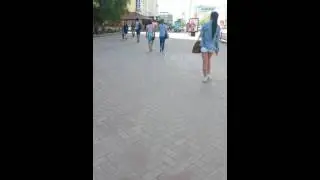 Дорога к прокату от площади Ленина (Якутск)