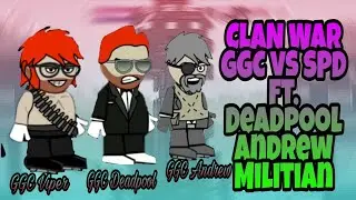 Mini Militia clan war GGC vs SPD ft. GGC Deadpool,GGC Andrew, SPD MiLiTian [Part-2]