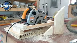 Make a Circular Saw Cross Cut Mitre Jig from Cheap Scrap!