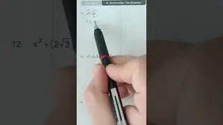Mathematics through practice - Day 1: Quadratic Equations - Practice Exercise 1