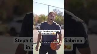 Steph Curry Beating Sabrina in 3pt Contest 🤦🏽🤣 