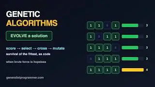 Genetic Algorithms, Visualized (Evolve a Solution)