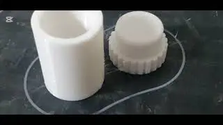 Finally! 3d printed cylindrical  container with threads!