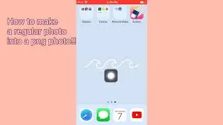 How to make a png photo!