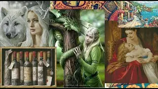 Карусель МНОГОЦВЕТКИ Круг 48) Химера / ДИМЕНШЕНС )) Вышивка