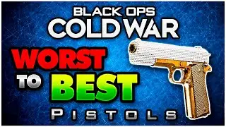 Black Ops Cold War WORST to BEST - Pistols! (COD BOCW Multiplayer)