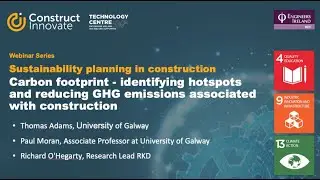 Carbon footprint - identifying hotspots and reducing GHG emissions associated with construction