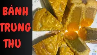 BÁNH TRUNG THU nhân Đậu xanh và nhân Trà xanh.
