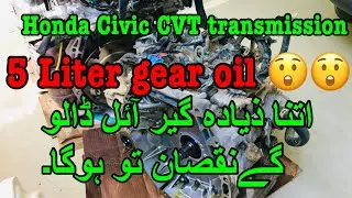 Honda Civic 2022 Transmission Oil Capacity. oil leak problem
