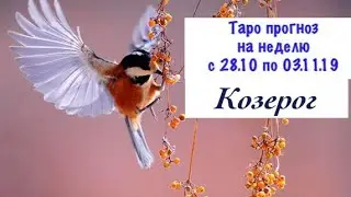 Козерог _ гороскоп на неделю с 28.10 по 03.11.19 _ Таро прогноз