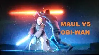 Star Wars Rebels Obi-Wan Kenobi VS Maul Fight on tatooine