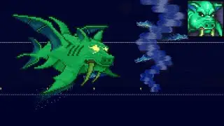 Terraria Calamity: Duke Fishron (Lille Fisk) No-Hit [Death Mode]