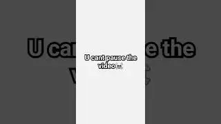 U cant pause the video☠ #shorts