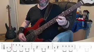 Billy Talent - Fallen Leaves (Bass Cover w/ Bass Tabs)