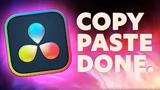 How to Copy & Paste Video Transform Effects | DaVinci Resolve 18.5 Tutorial