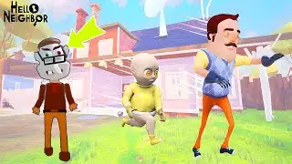 Bay Wilson ve Bebo Çatlak ve Öğretmen 😁 Hello Neighbor & Roblox