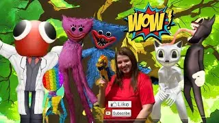 SCP Monsters Trevor Henderson Compiiation Siren Head Hulk Cartoon Cat TV Head Granny